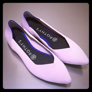 Rothy's Pale Pink The Point Flats
